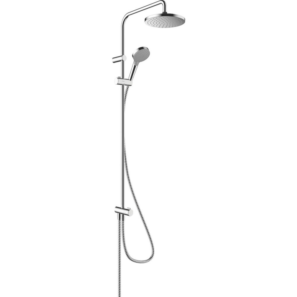 Image of Hansgrohe Vernis Blend 200 1Jet Reno Shower Set Modern Design Chrome 