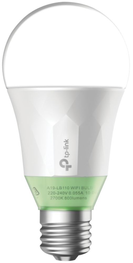 Image of TP-Link LB110 LED GLS ES Smart Bulb Warm White 11W 800Lm 