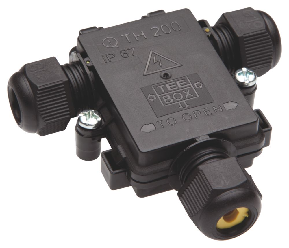 Image of Hylec Teebox 3-Entry 3-Pole T-Junction with Terminal Strip 