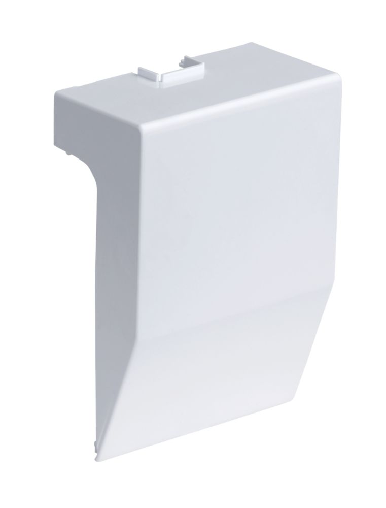 Image of Tower Mini Skirting Trunking Adaptors 34mm x 45mm 2 Pack 
