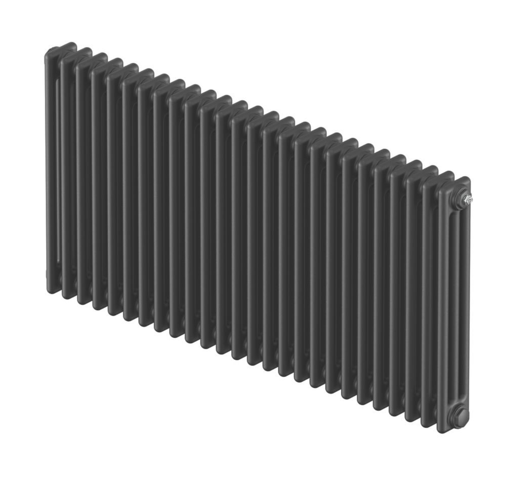 Image of Acova Classic 3 Column Horizontal Radiator 600mm x 1226mm Anthracite 5403BTU 