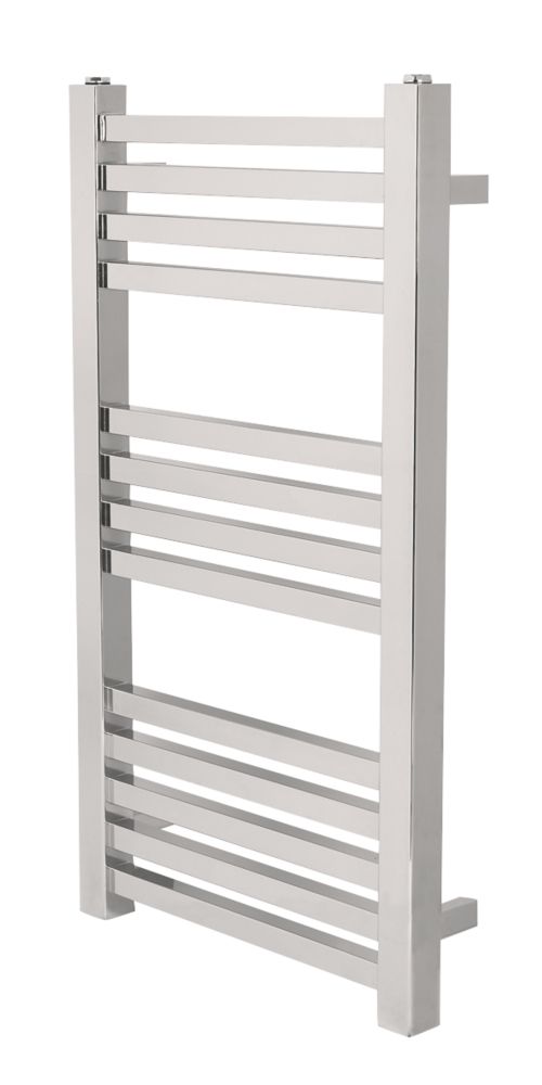 Image of Towelrads Square Bar Designer Towel Radiator 800mm x 450mm Chrome 7.15BTU 