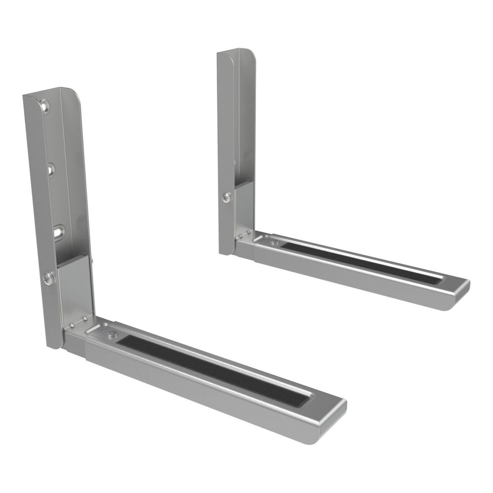 Image of AVF Microwave Brackets Silver 2 Pack 
