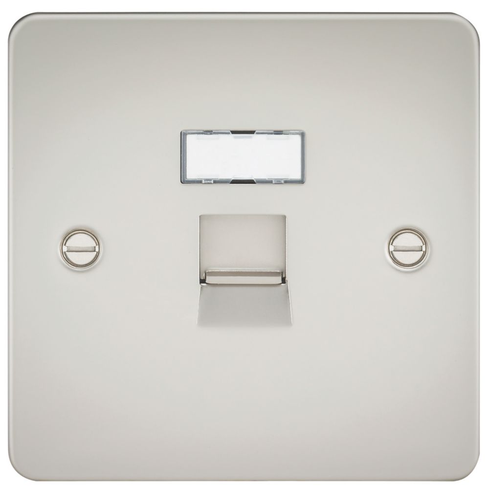 Image of Knightsbridge RJ45 Ethernet Socket Pearl 
