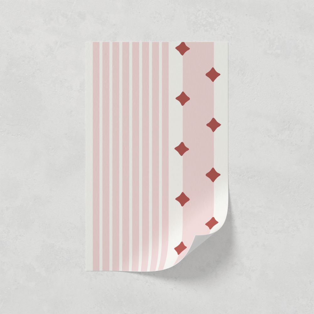 Image of LickPro Pink Diamond 01 Wallpaper Sample 0.18m x 0.29m 