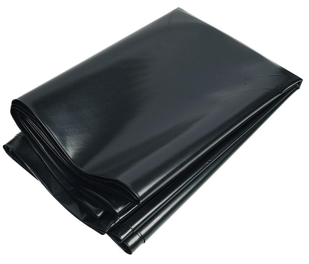 Image of Capital Valley Plastics Ltd Damp-Proof Membrane Black 1200ga 3m x 4m 