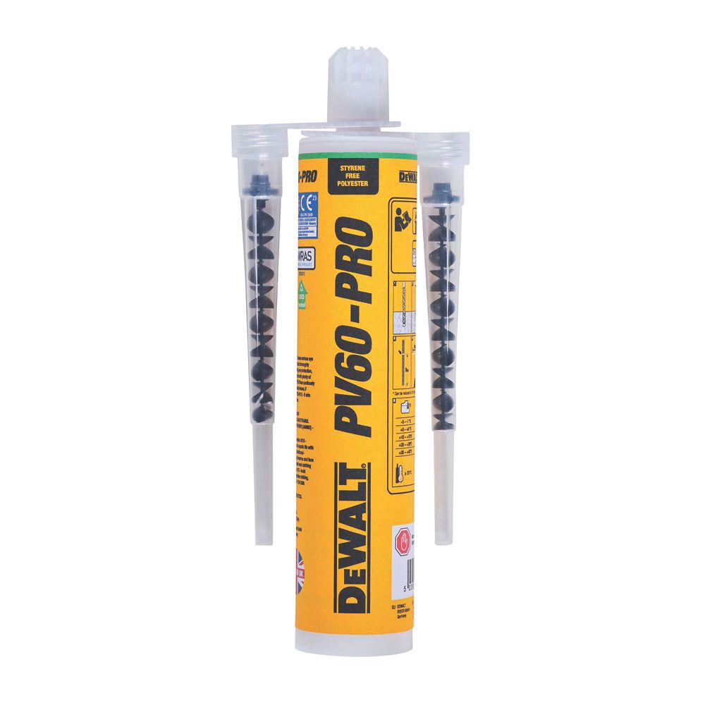 Image of DeWalt DFC1330000 Polyester Styrene-Free Chemical Anchor Resin 300ml 