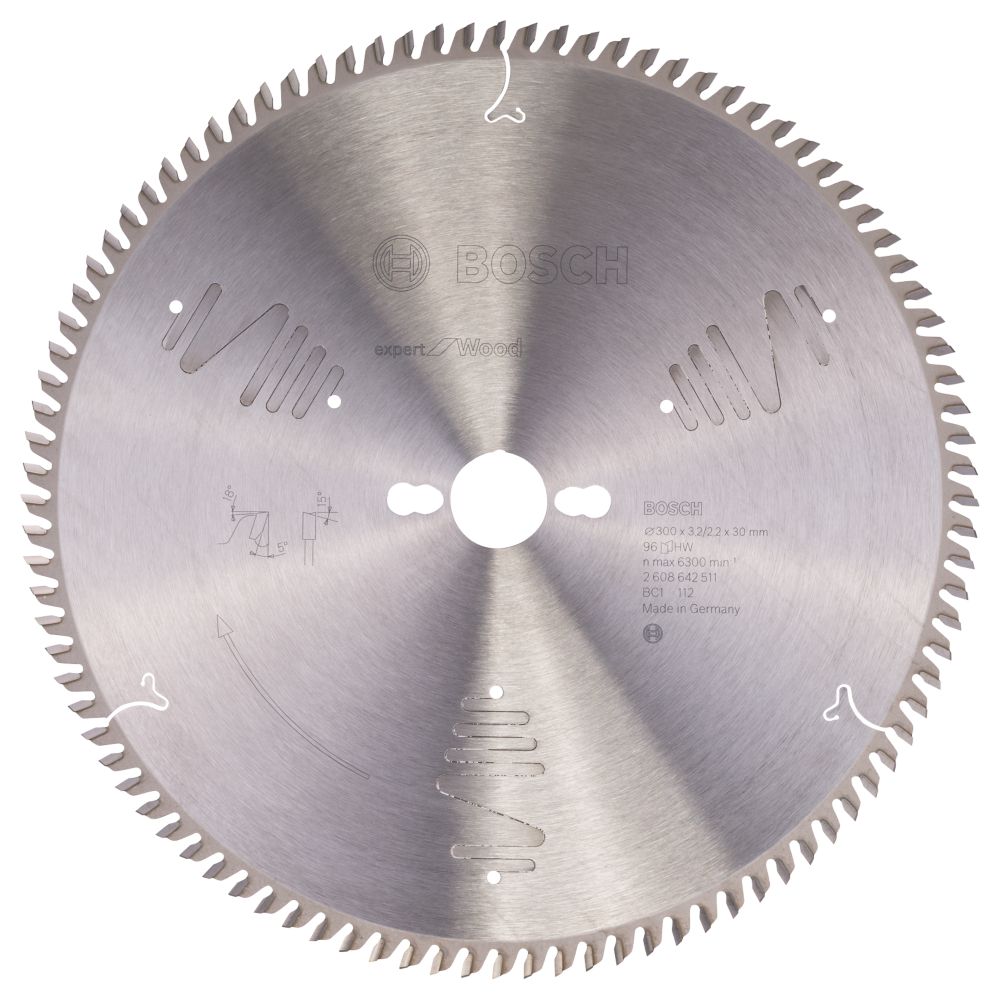 Image of Bosch Expert Wood Circular Saw Blade 300mm x 30mm 96T 