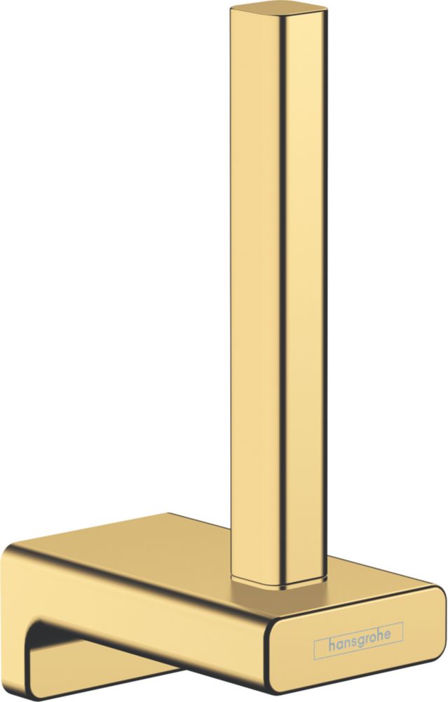 Image of Hansgrohe AddStoris Spare Toilet Roll Holder Polished Gold Optic 