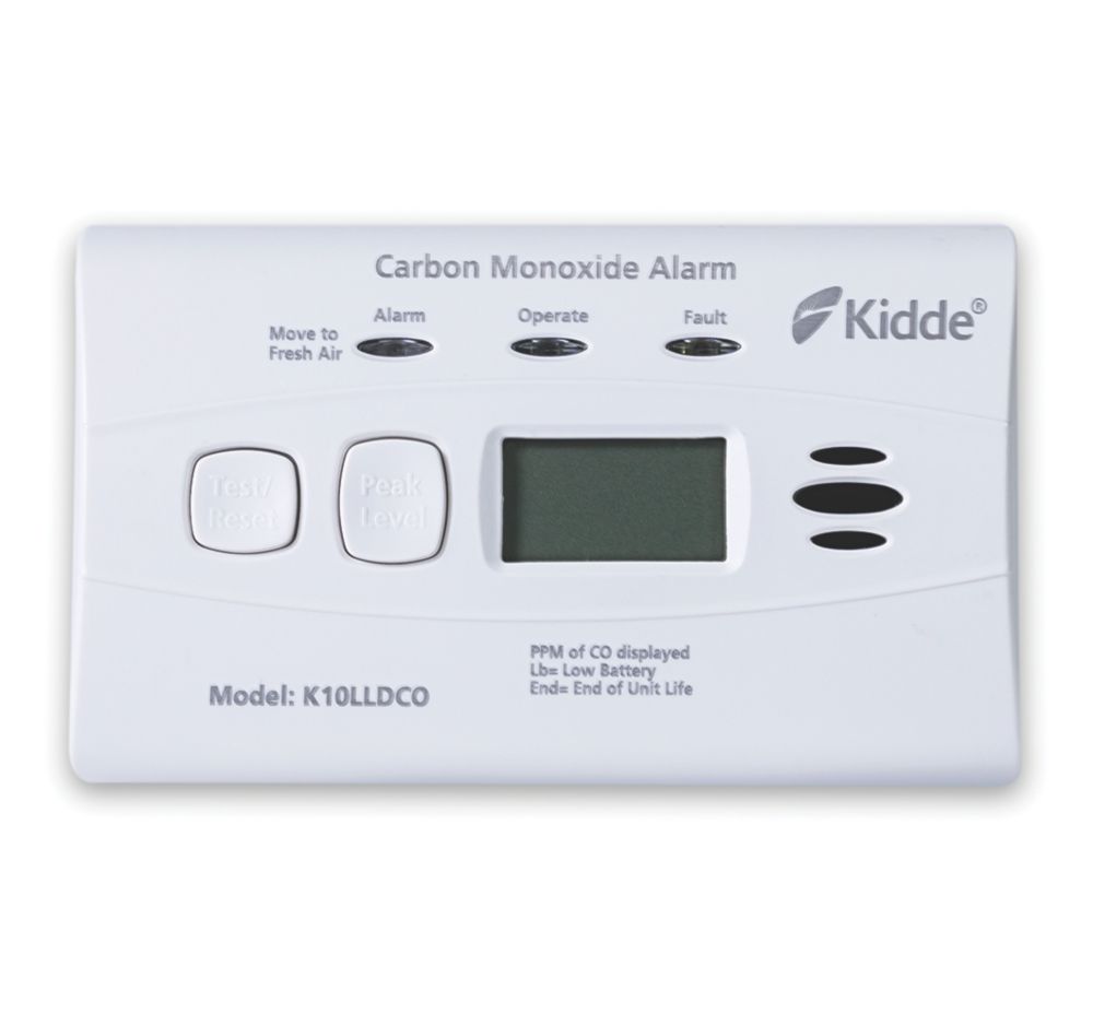 Image of Kidde K10LLDCO Battery Standalone 10-Year CO Alarm with Display 