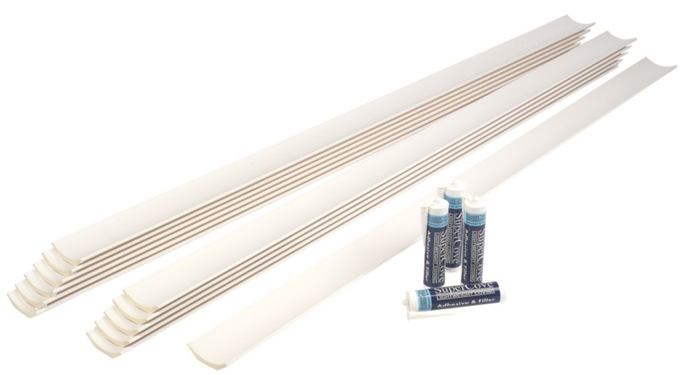 Image of Supercove Lightweight Coving 127mm x 2m 12 Pack 