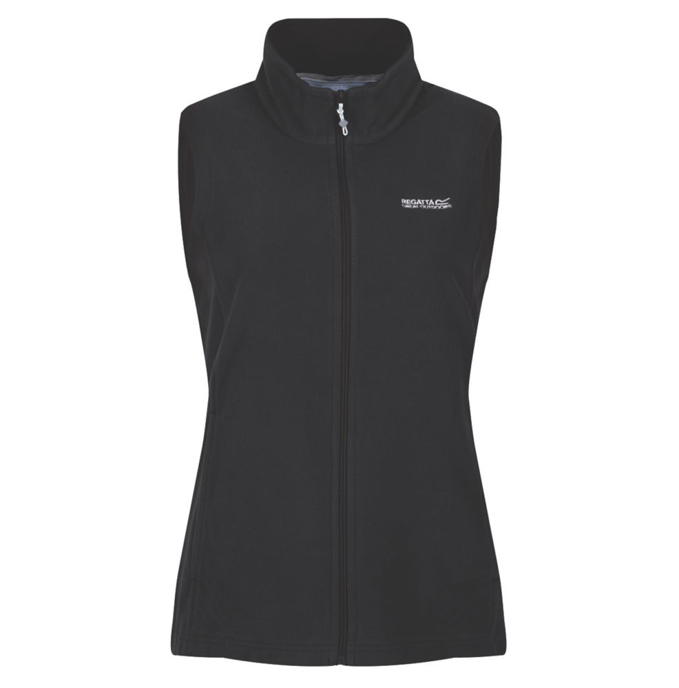Image of Regatta Sweetness Womens Fleece Bodywarmer Black Size 14 