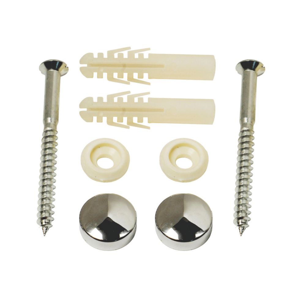 Image of Fluidmaster 22122 WC Pan / Bidet Floor Fixing Kit 8 Pieces 