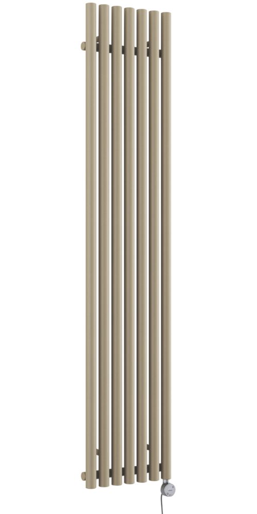 Image of Terma Rolo-Room-E Wall-Mounted Oil-Filled Radiator Brown 800W 370mm x 1800mm 