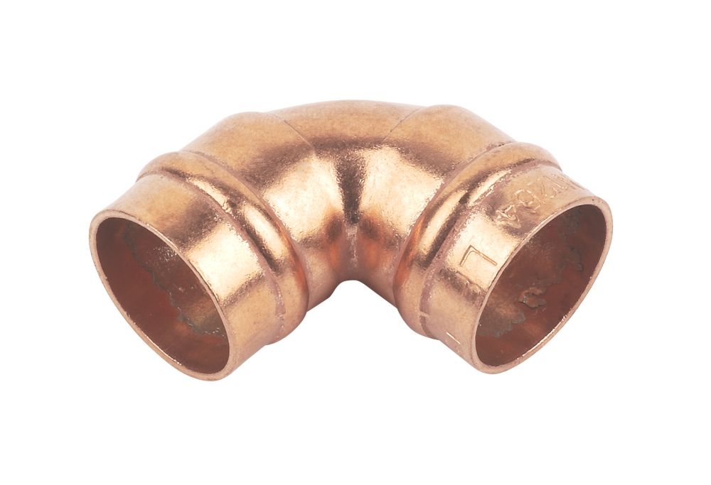 Image of Flomasta Solder Ring Equal 90Â° Elbows 15mm 10 Pack 