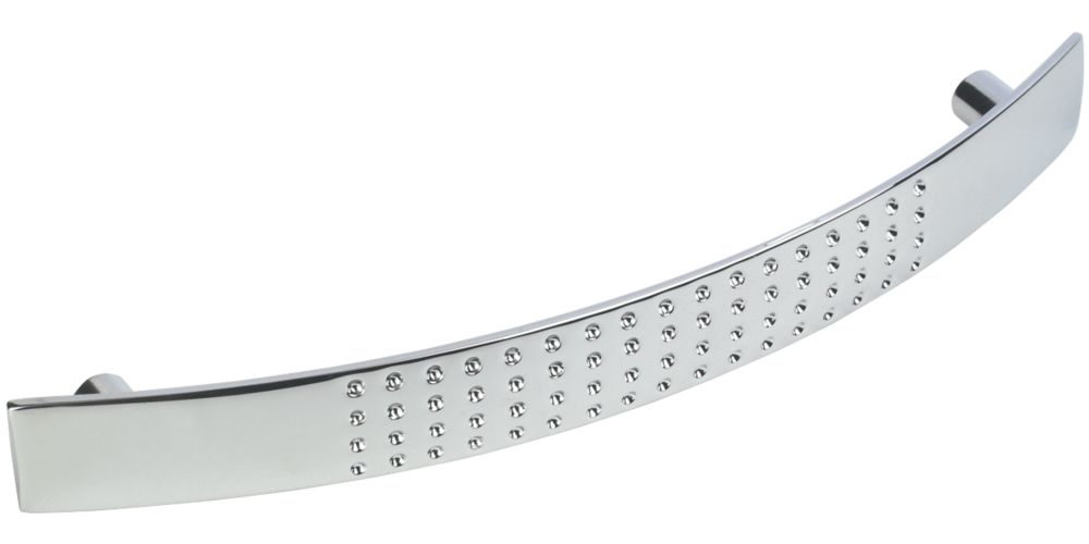 Image of Smith & Locke Dimple Pull Handles Polished Chrome 128mm 2 Pack 