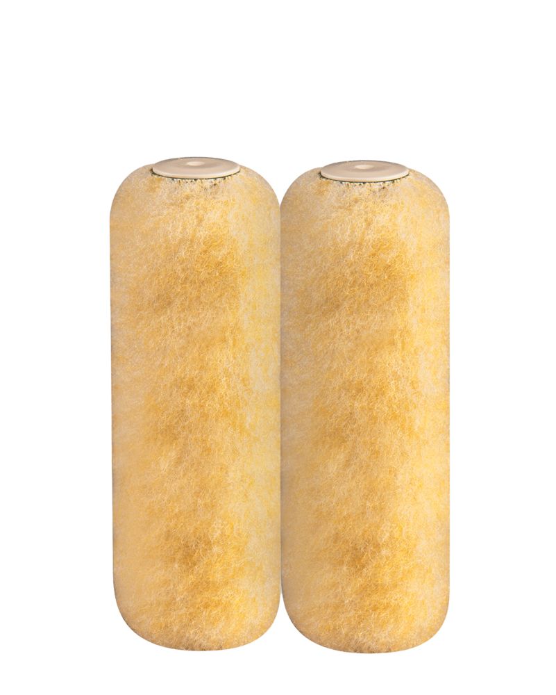 Image of Wooster Super Fab Mini Roller Sleeves Multipurpose 4 1/2" x 3/4" 2 Pack 