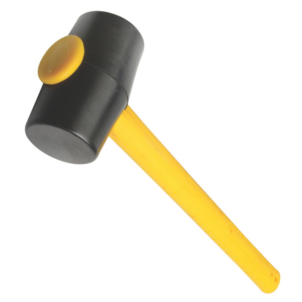 Image of Thor 952FG Black Rubber Mallet 11oz 