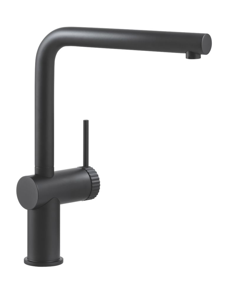 Image of Abode Fraction Mono Mixer Kitchen Tap Matt Black 