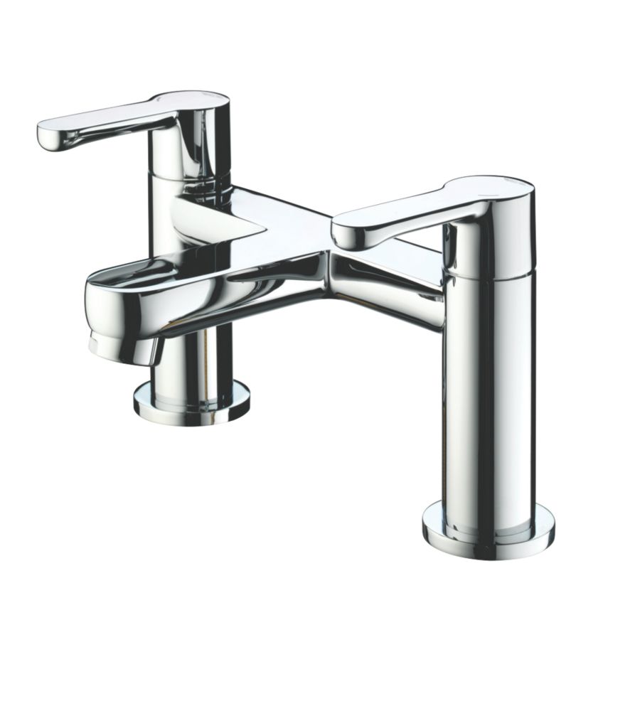 Image of Bristan Nero Dual Lever Bath Filler Tap Chrome 