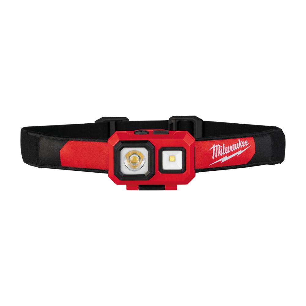 Image of Milwaukee HL-SF LED Spot Flood Headlamp Black / Red 450lm 