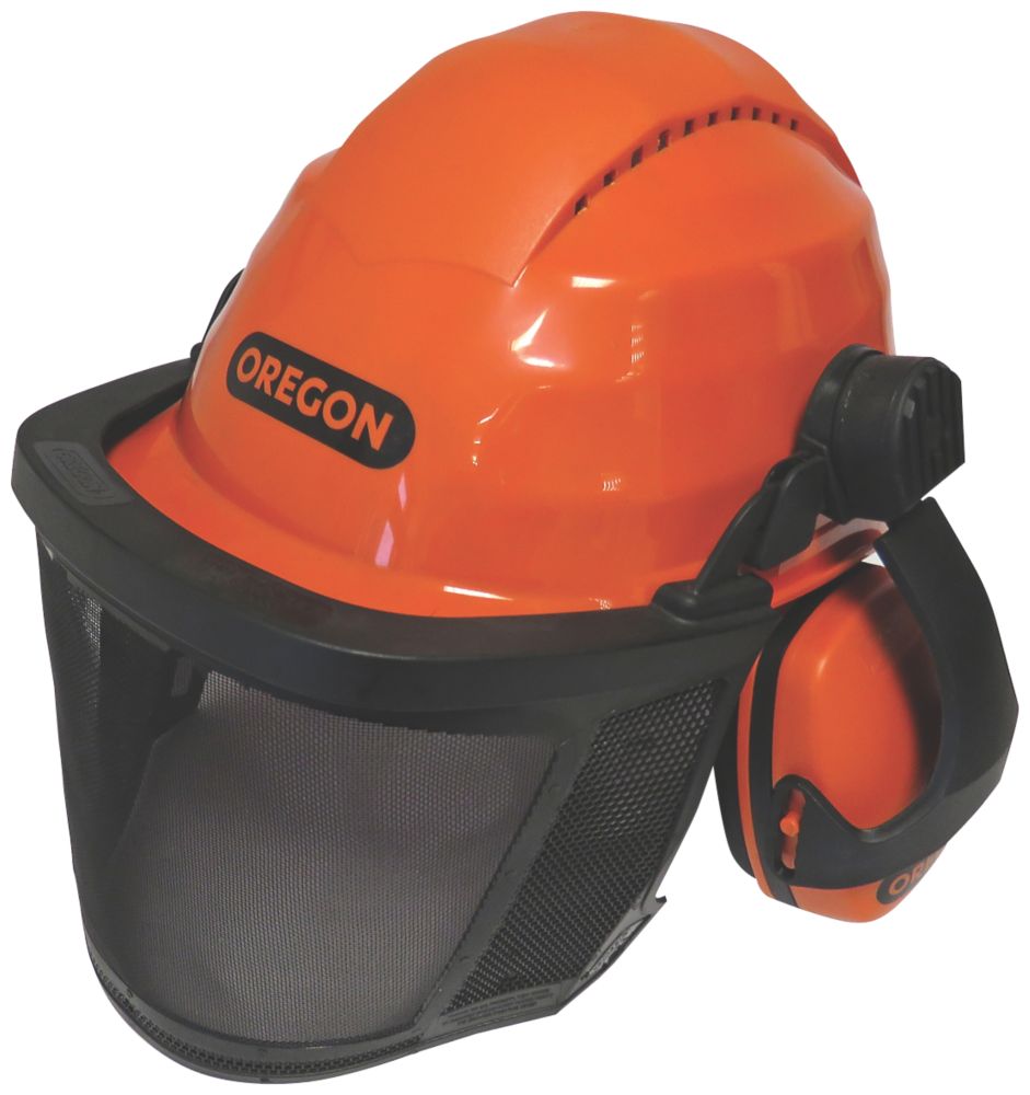 Image of Oregon Waipoua Forestry Helmet with Ear Defenders & Visor 