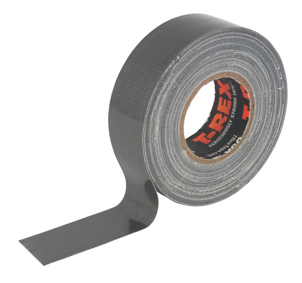 Image of T-Rex Mighty Roll Premium Duct Tape Graphite Grey 9.14m x 25mm 