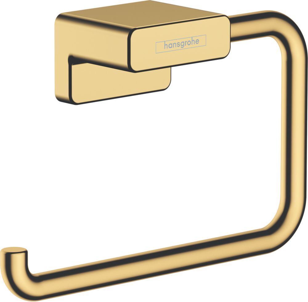 Image of Hansgrohe AddStoris Toilet Roll Holder Polished Gold Optic 