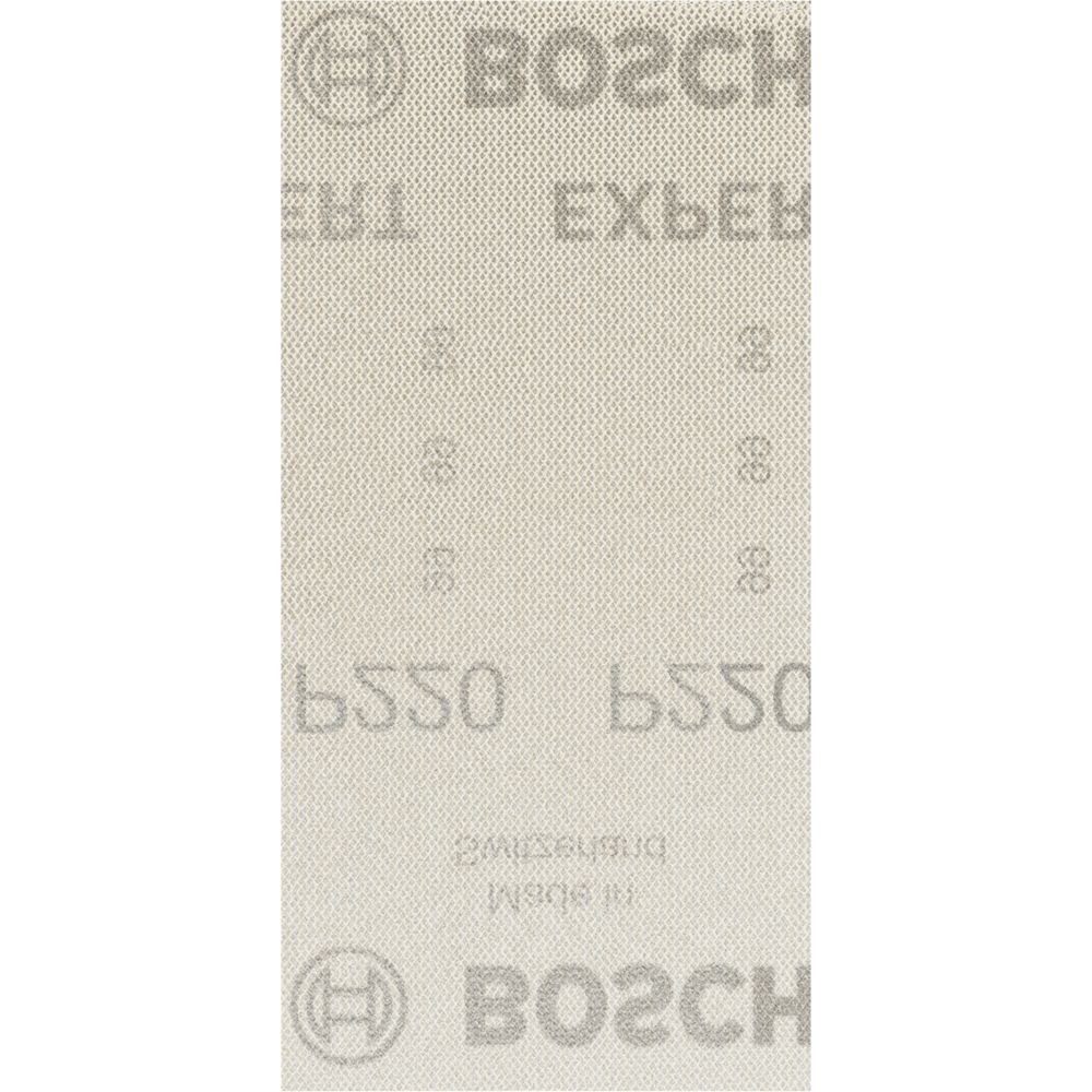 Image of Bosch Expert M480 Sanding Net Mesh 186mm x 93mm 220 Grit 50 Pack 