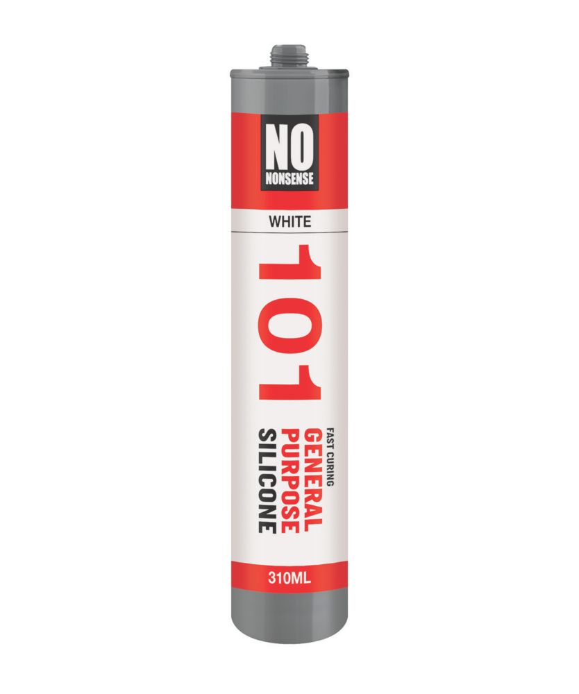 Image of No Nonsense General Purpose Silicone White 310ml 