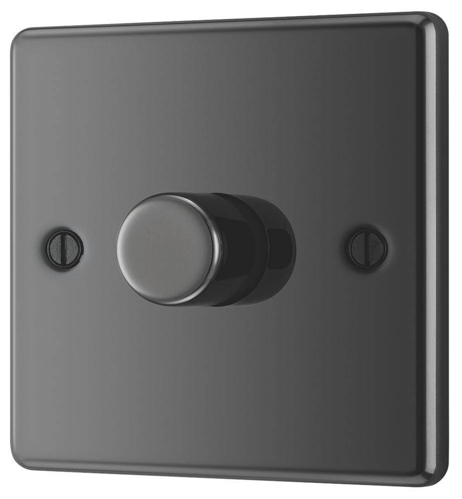 Image of LAP 1-Gang 2-Way LED Dimmer Switch Black Nickel 