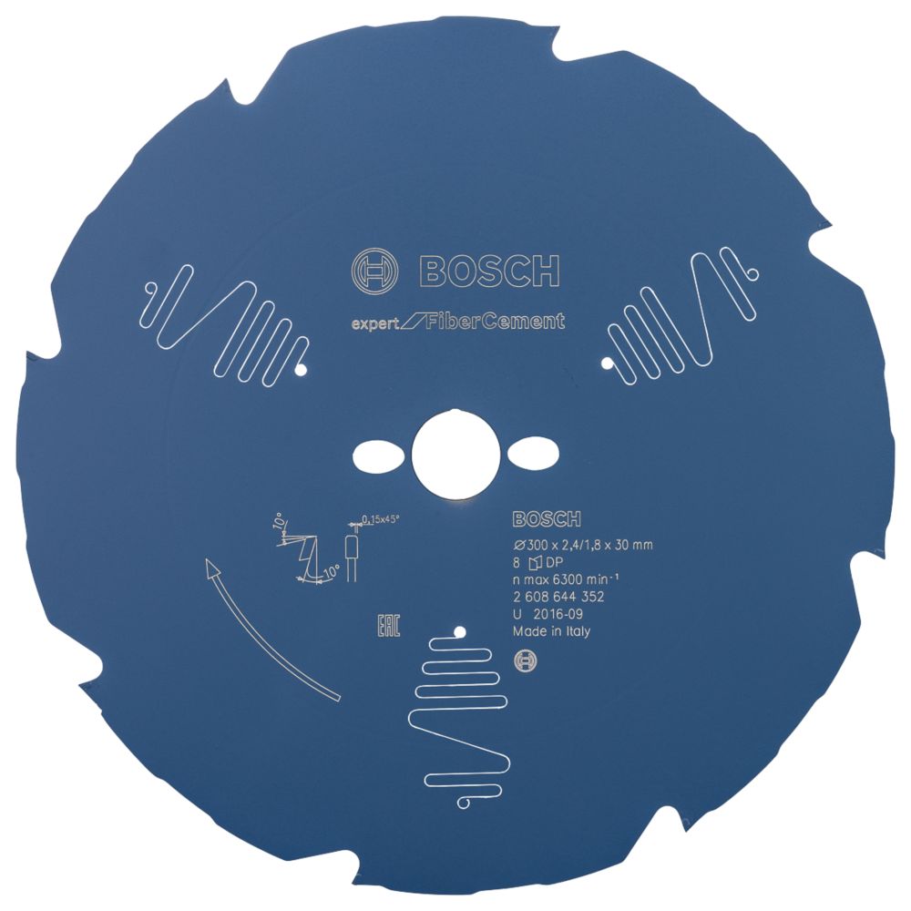 Image of Bosch Expert Fibre Cement Circular Saw Blade 300mm x 30mm 8T 