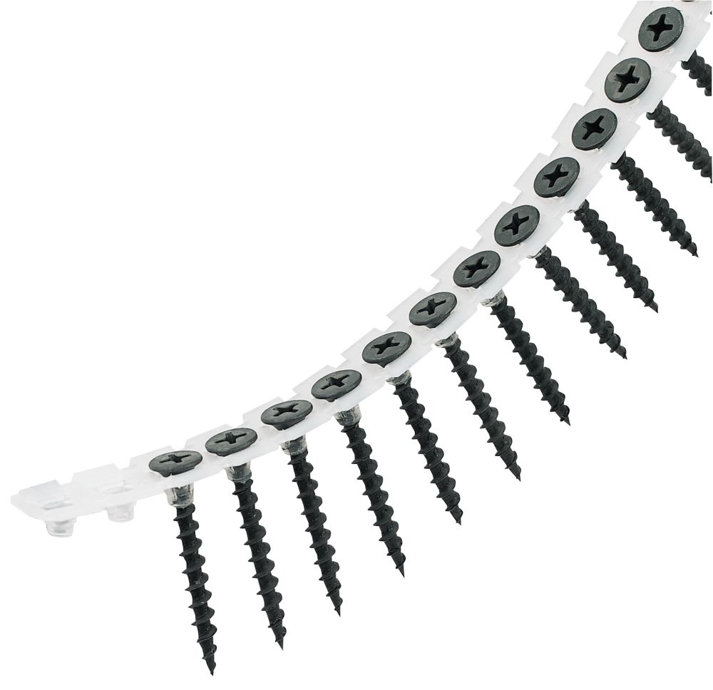 Image of Easyfix Phillips Bugle Coarse Single Thread Collated Drywall Screws 3.9mm x 35mm 1000 Pack 