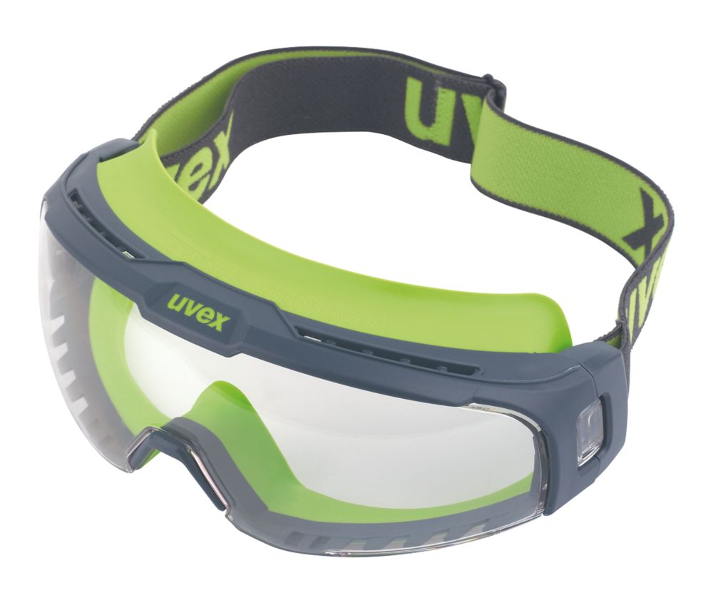 Image of Uvex U-Sonic Clear Lens Safety Goggles 