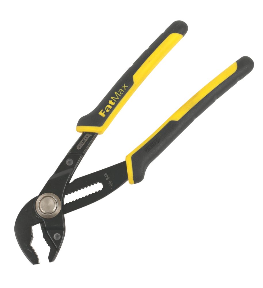 Image of Stanley FatMax Push Lock Groove Joint Pliers 10" 