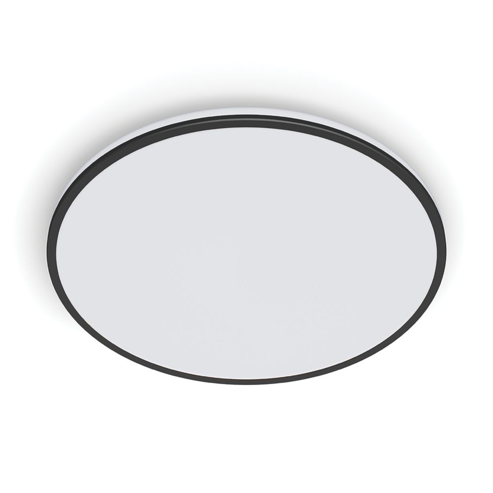 Image of Philips Ozziet LED Ceiling Light Black 22W 2300lm 