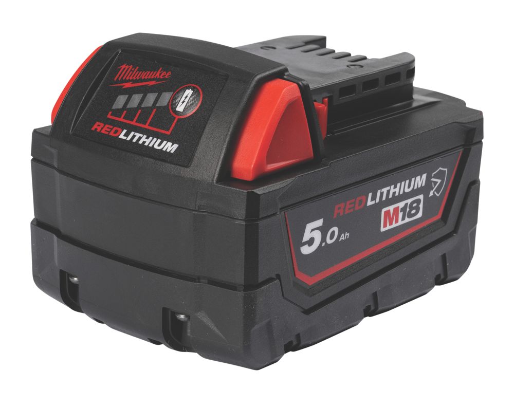 Image of Milwaukee M18 B5-CR 18V 5.0Ah Li-Ion RedLithium Chemical Resistance Battery 