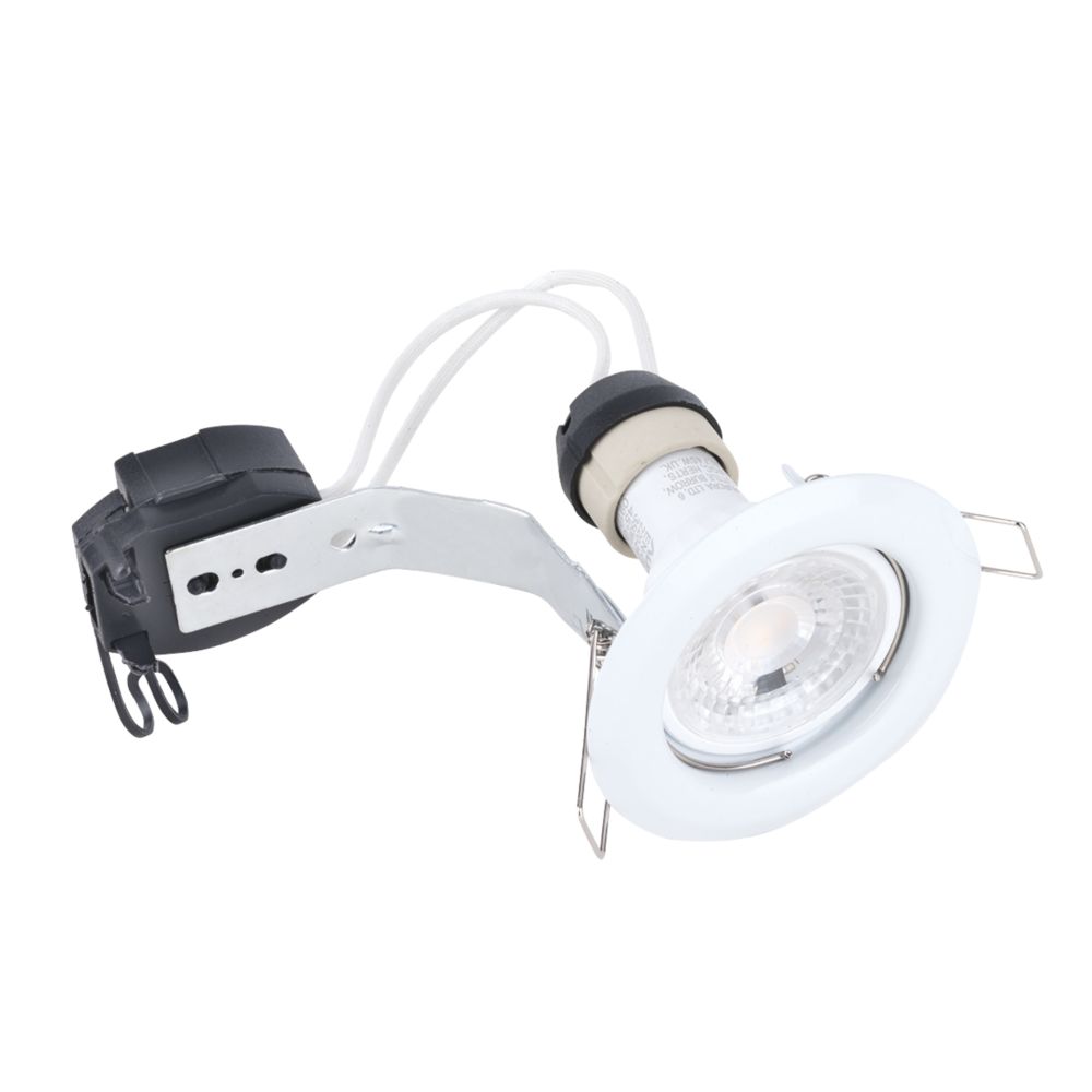 Image of Aurora EN-DLM211PKW/40 Fixed LED Downlight Contractor Pack White 3.5W 360lm 10 Pack 