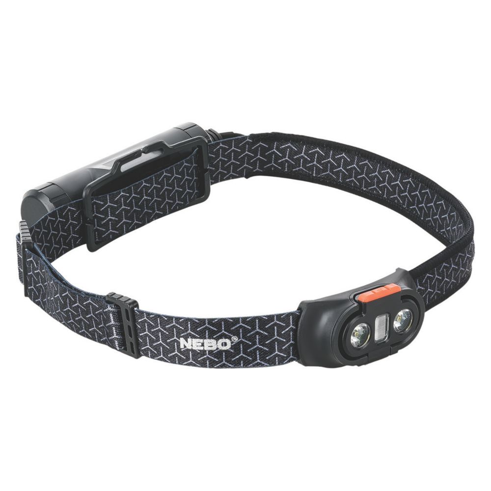 Image of Nebo Einstein 1000 Flex Rechargeable LED Headlamp Graphite 350lm 