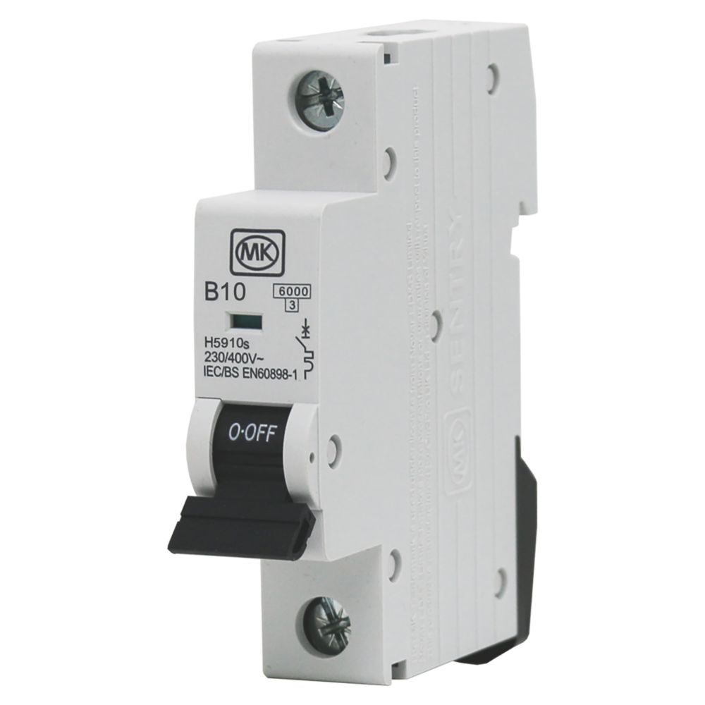 Image of MK Sentry 10A SP Type B MCB 