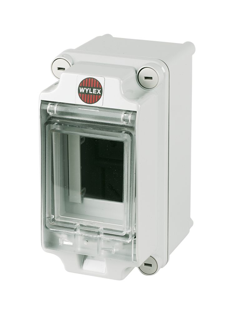 Image of Wylex WBE3 IP65 3-Module Unpopulated DIN Enclosure 