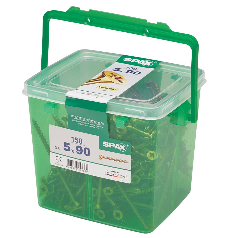 Image of Spax PZ Countersunk Self-Drilling Woodscrew 5mm x 90mm 150 Pack 