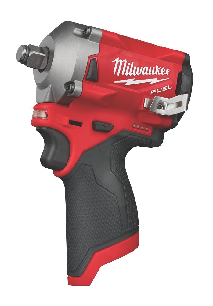 Image of Milwaukee M12 FIWF12-0 FUEL 12V Li-Ion RedLithium Brushless Cordless Sub Compact Impact Wrench - Bare 