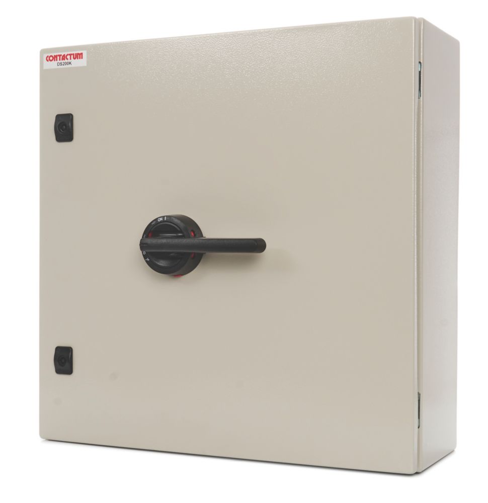 Image of Contactum DS200K 200A 3P+N+E Unfused 3-Phase Enclosed Disconnect Switch 