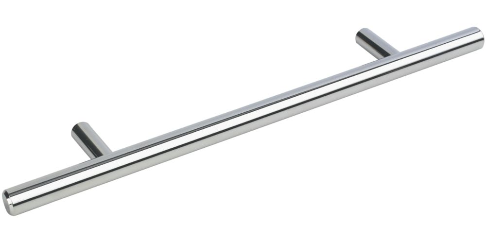 Image of Smith & Locke T Bar Pull Handle Polished Chrome 128mm 