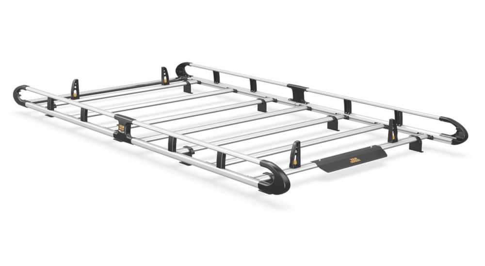 Image of Van Guard Renault Trafic 2014 on Roof Rack - 7-bar ULTIRack+ L2 H1 Tailgate 