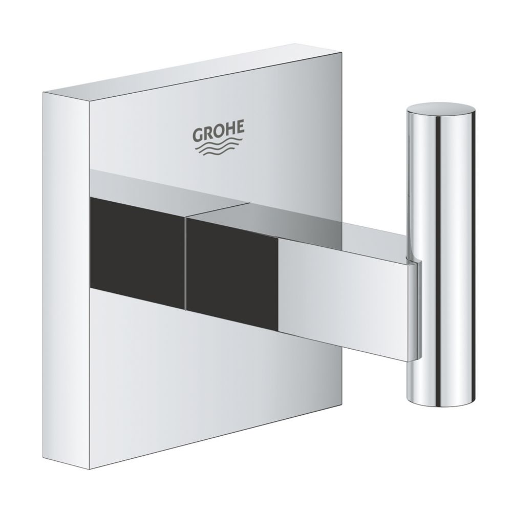 Image of Grohe Start Cube Robe Hook Chrome 