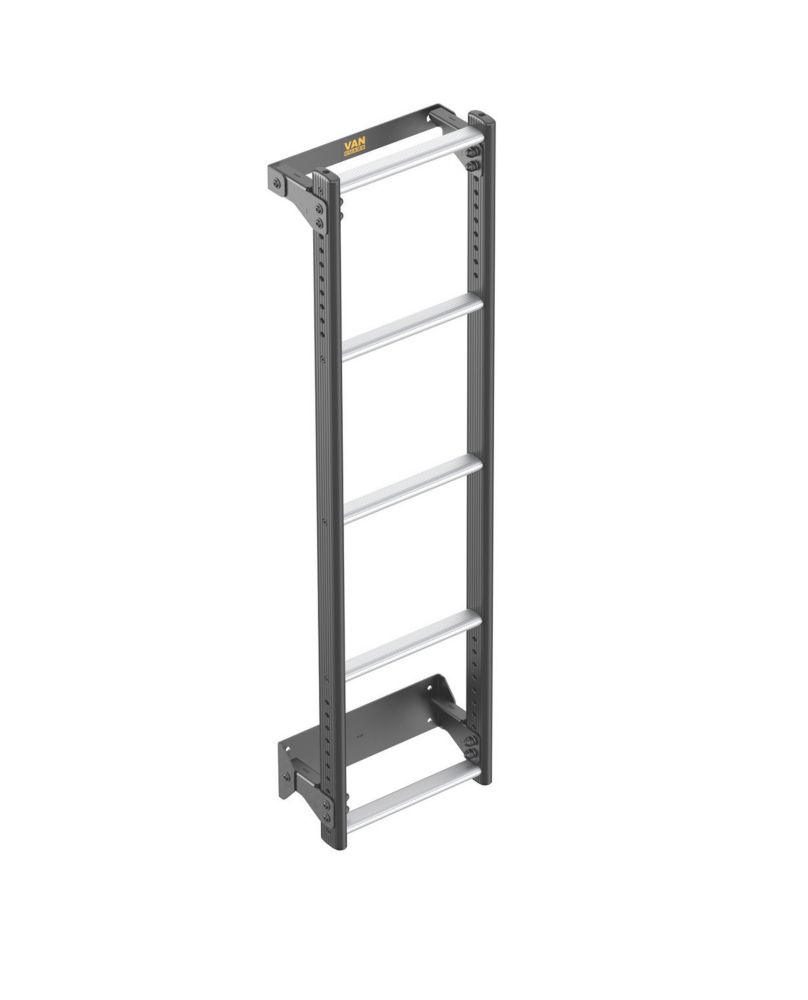 Image of Van Guard Nissan Primastar 2022 on 5-Treads ULTI Ladder Rear Door Ladder for H1 1260mm 