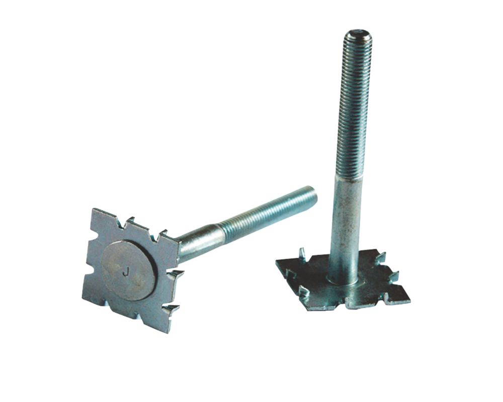 Image of Joyner Bolt Bright Zinc-Plated Steel Spiked Timber Fixings M12 x 230mm 10 Pack 