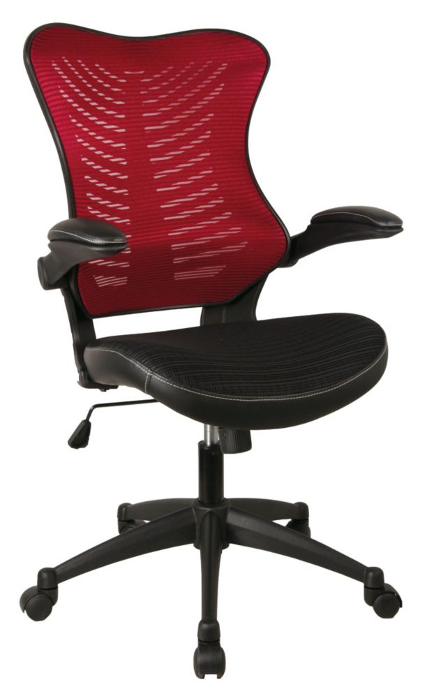 Image of Nautilus Designs Mercury 2 Medium Back Executive Chair Red 